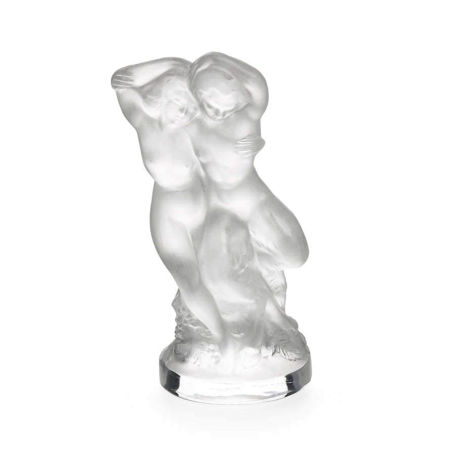 LALIQUE Le Faune - Pan & Diana Figurine