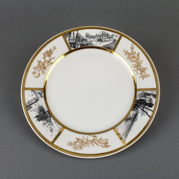 GD&C Limoges Scenic Dessert Plates - Set of 9