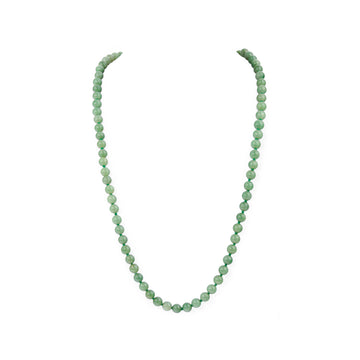Light Green Jade Bead Necklace