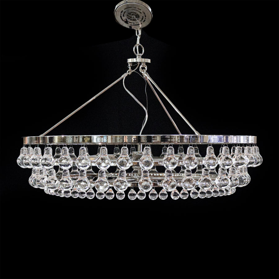 ROBERT ABBEY Bling 3-Tiered Ring Chandelier