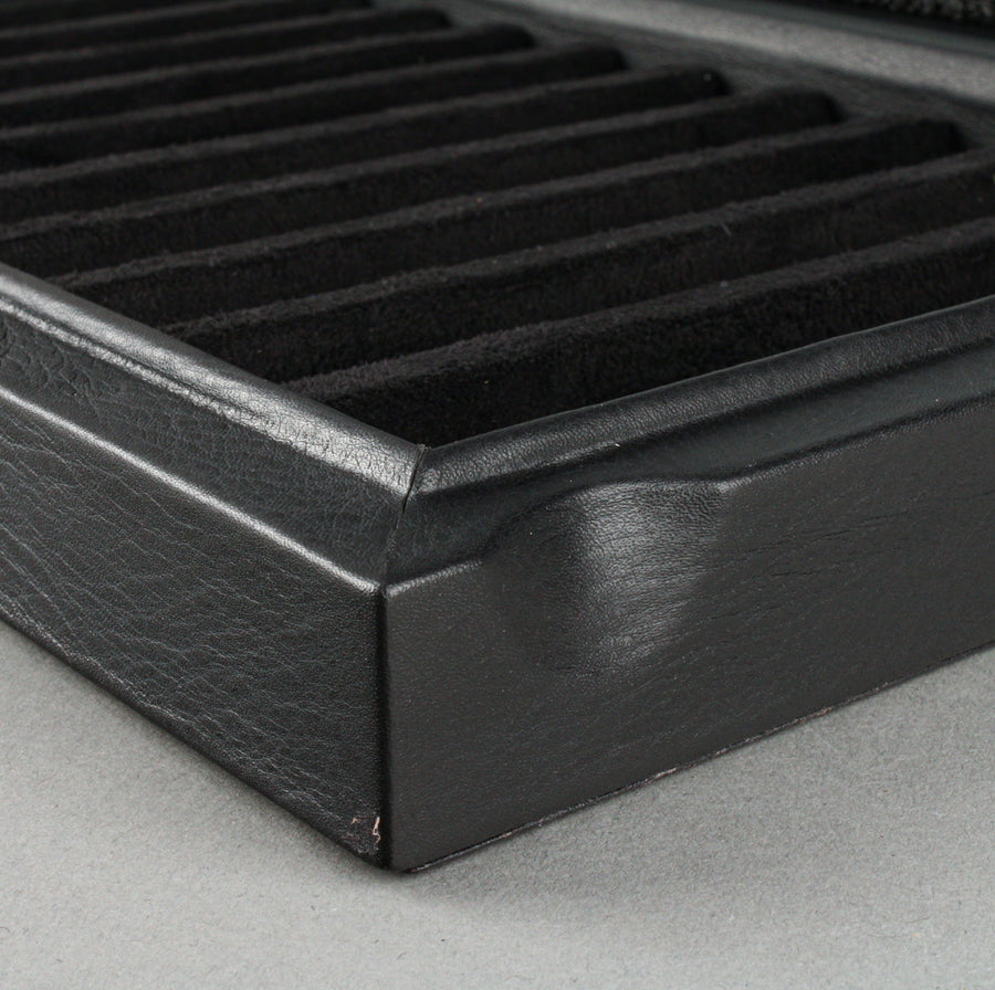VENLO Pen Case - Black Leather