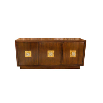LEXINGTON Mahogany Finish Buffet with Olive Accents
