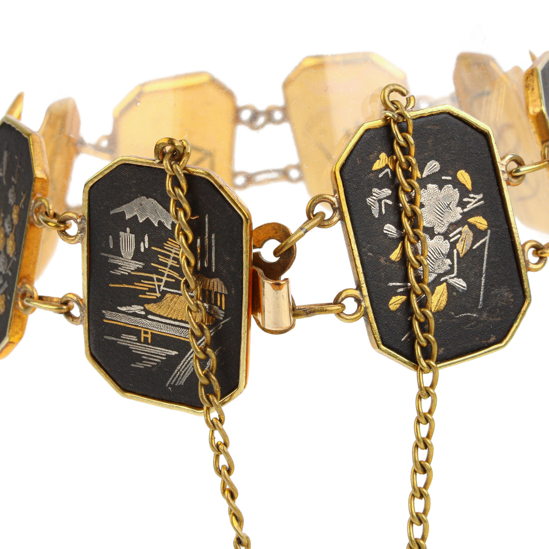 AMITA Vintage Damascene Bracelet
