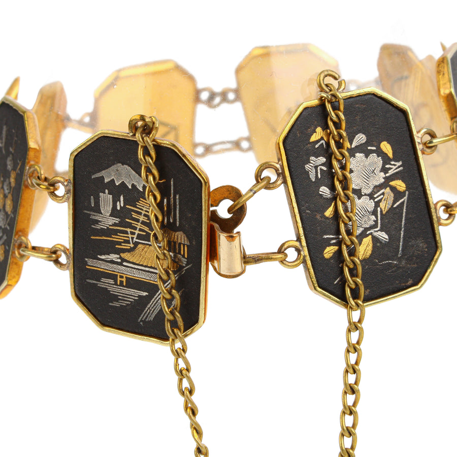 AMITA Vintage Damascene Bracelet