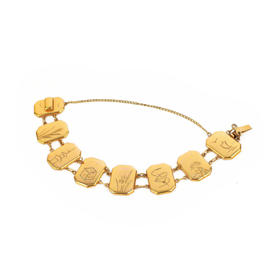 AMITA Vintage Damascene Bracelet
