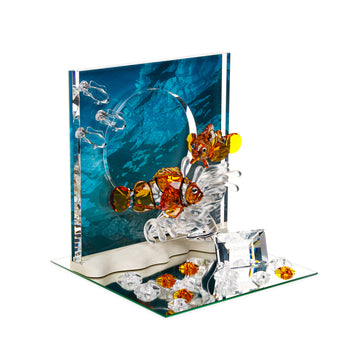 SWAROVSKI Wonders of the Sea Harmon 2005 Figurine & Display