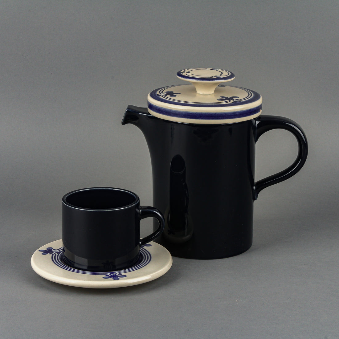 ROSENTHAL Sienna Blue Stoneware Coffee Set