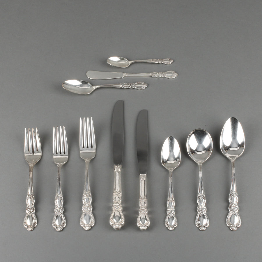 1847 ROGERS BROS. Heritage Silverplate Flatware - 10 Place Settings +