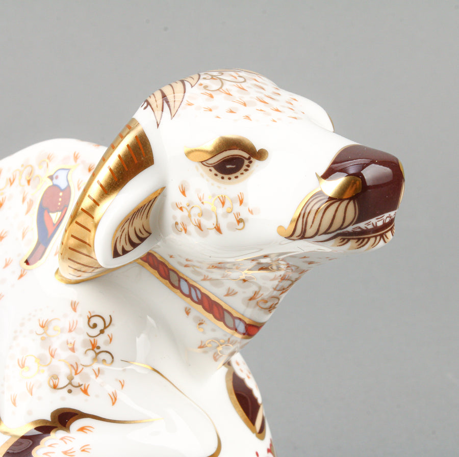ROYAL CROWN DERBY Harrods Water Buffalo Paperweight
