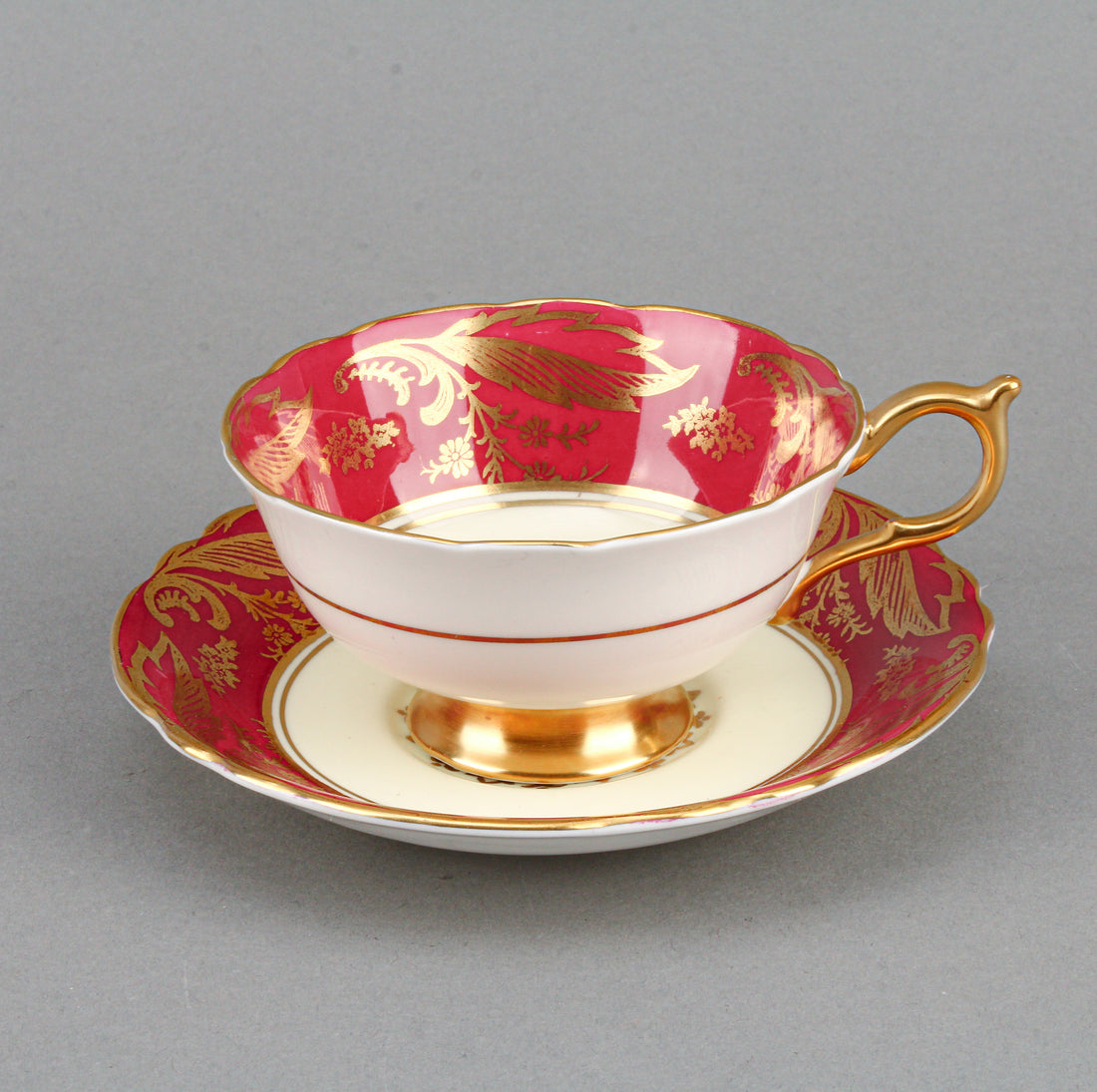 PARAGON A479 Red Band Cup & Saucer