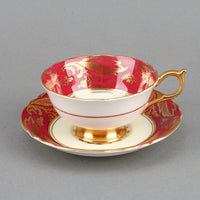 PARAGON A479 Red Band Cup & Saucer