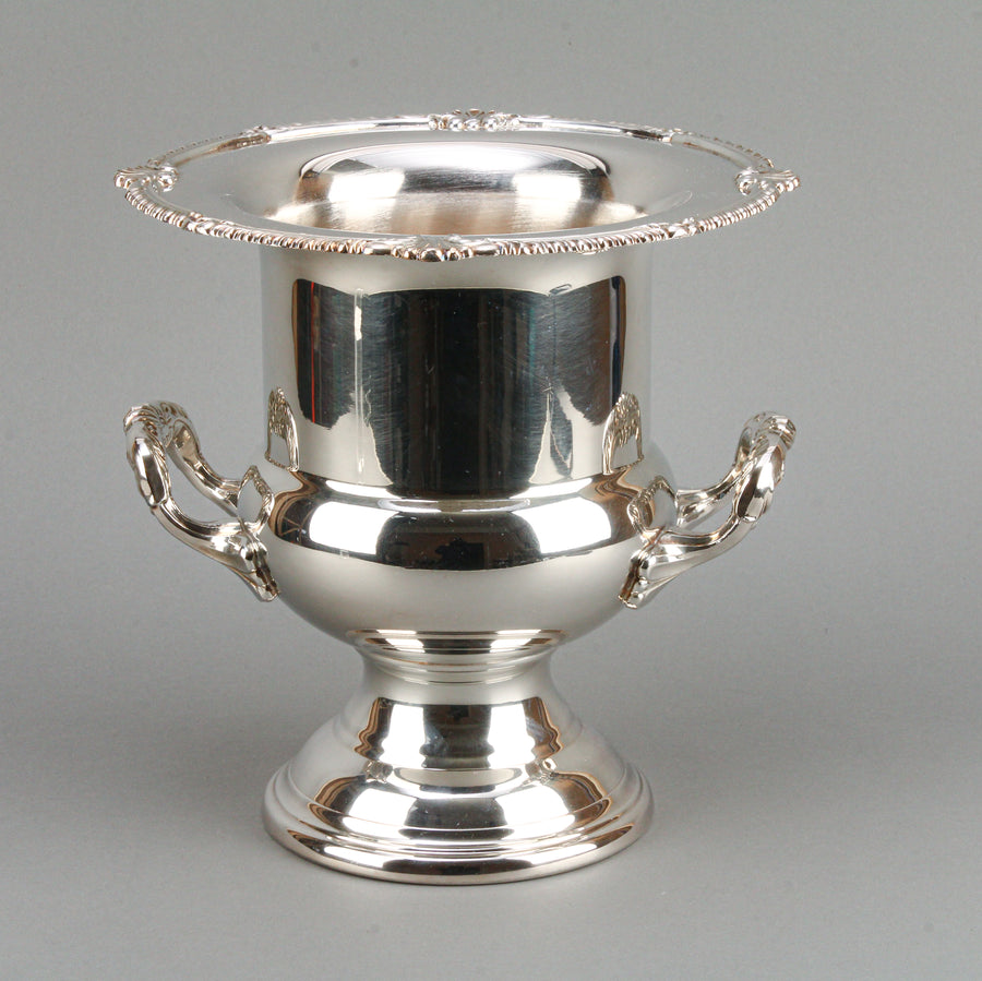 BURKE WALLACE Silverplate Champagne Bucket/Cooler