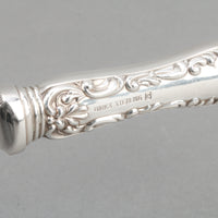 BIRKS Louis XV Sterling Silver Handle Silverplate Serving Spoon