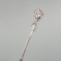 RAND & CRANE Bead & Shell Sterling Silver Serving Spoon