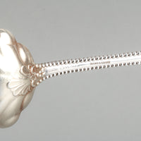 RAND & CRANE Bead & Shell Sterling Silver Serving Spoon