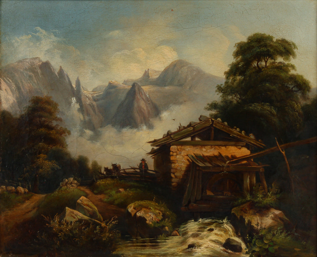 Unknown Artist - Old Mill - Oil on Canvas