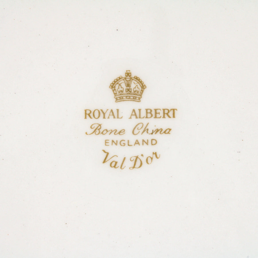 ROYAL ALBERT Val D'Or Dinner Plates - Set of 9