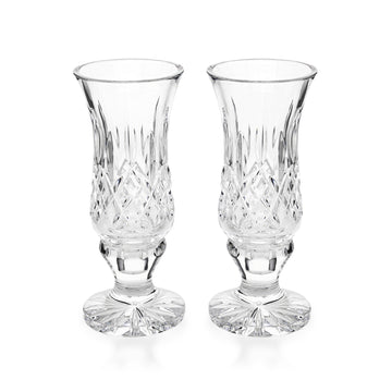 WATERFORD Lismore Hurricane Candle Lamps - Set of 2