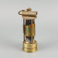 Antique Brass Coal Miner's Lamp