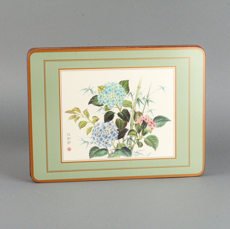 PIMPERNEL Oriental Floral Board Placemats - Set of 6