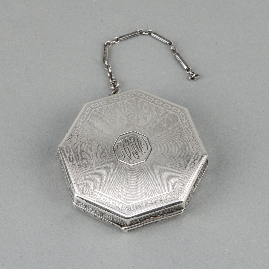 ELGIN AMERICAN MFG. Sterling Silver Compact