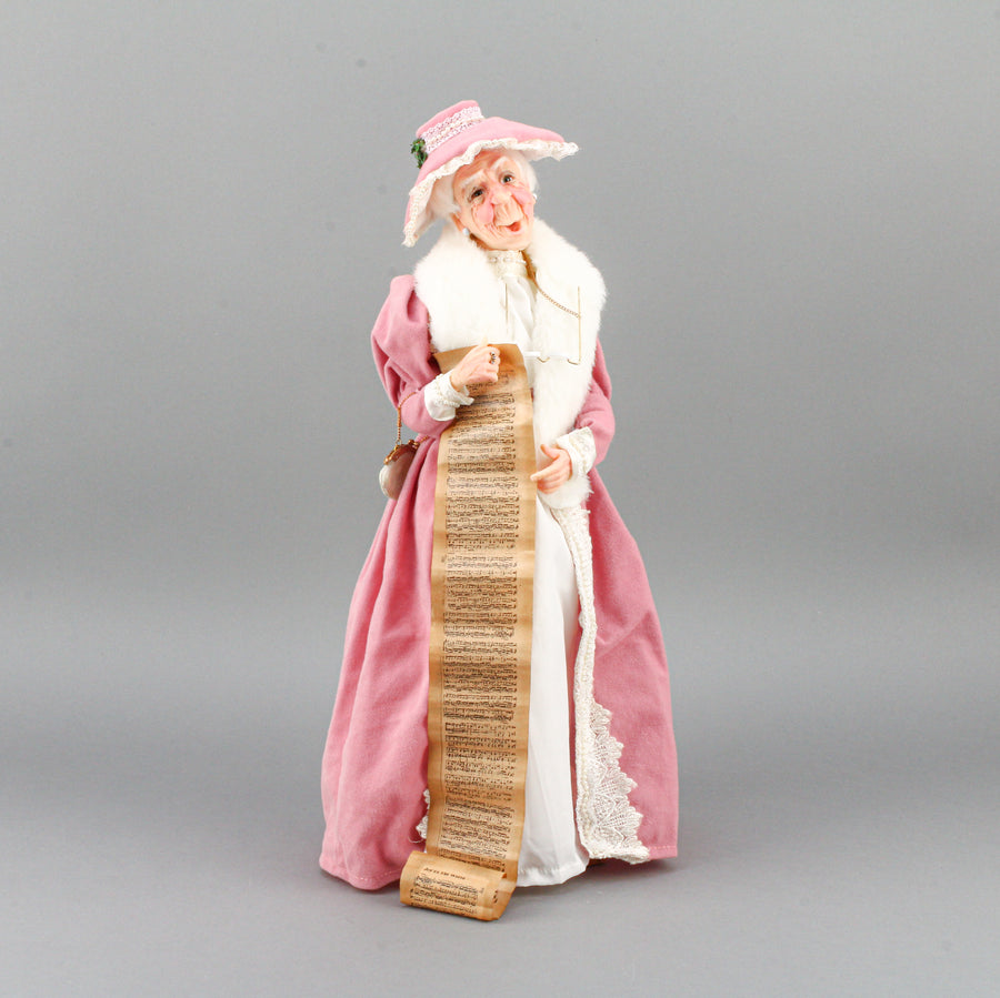 JACQUELINE KENT COLLECTION Carollers Mrs. J. Winfield Figurine