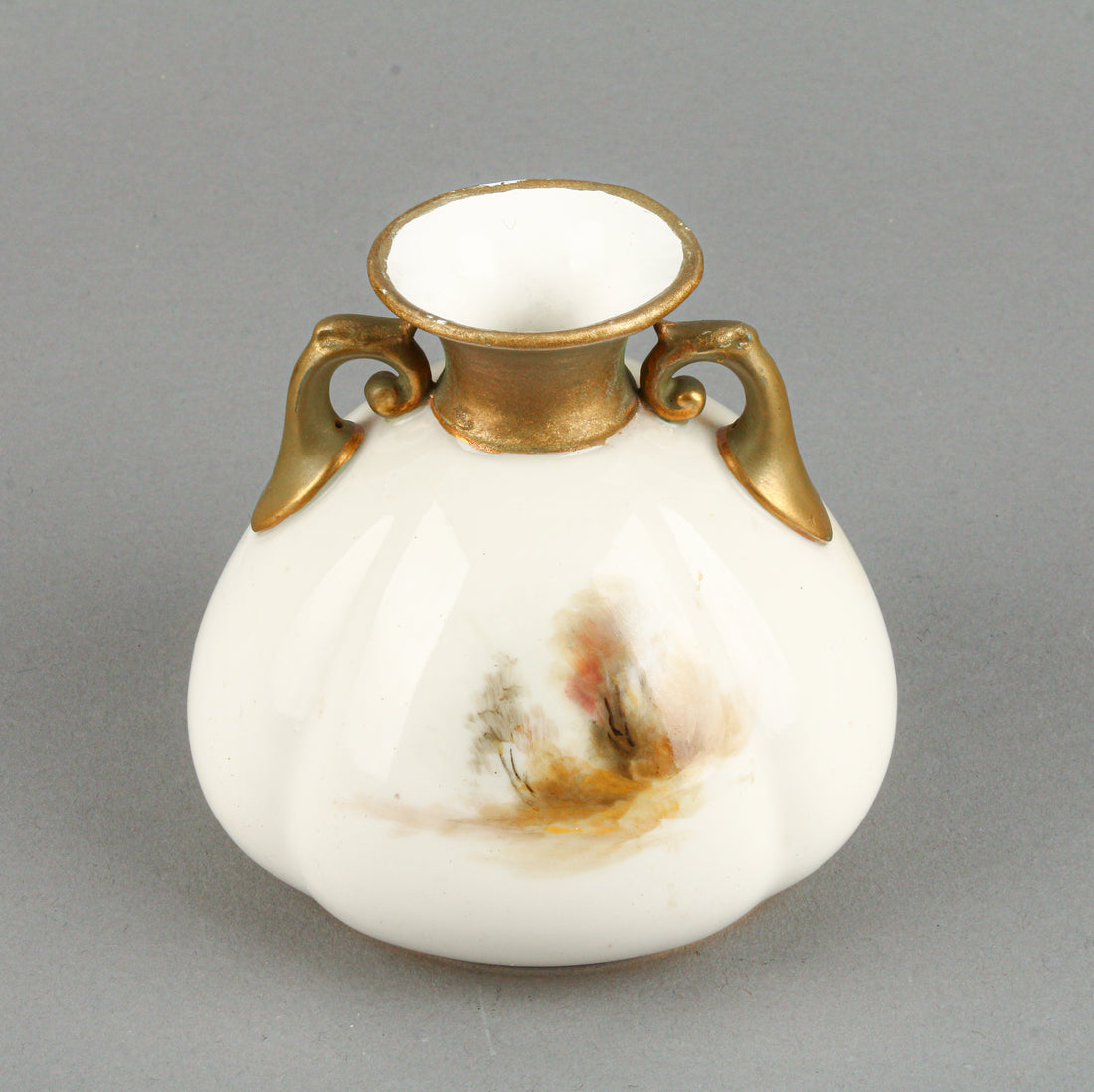 ROYAL WORCESTER James Stinton Pheasant Vase