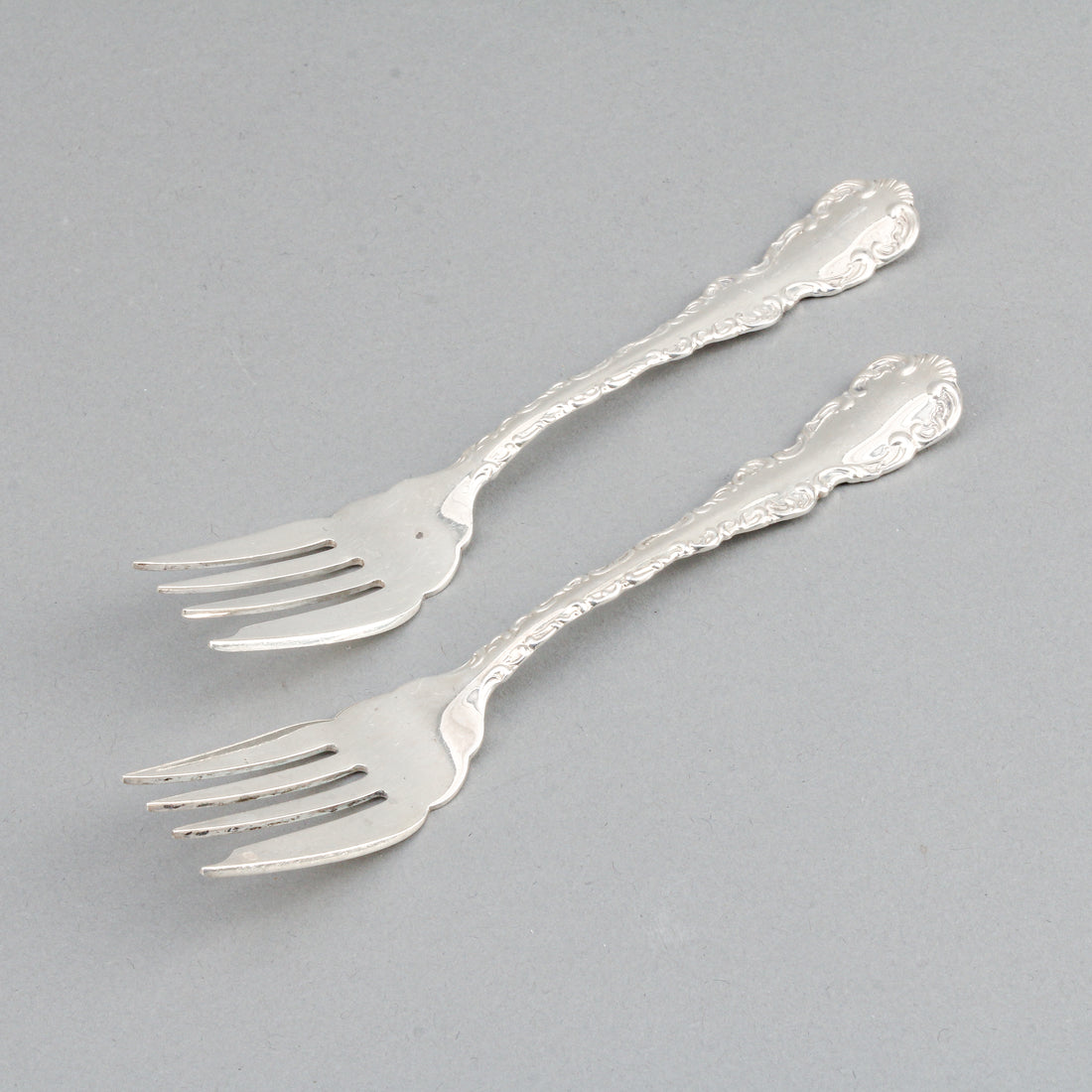 BIRKS Louis XV Sterling Silver Dessert Forks - Set of 2