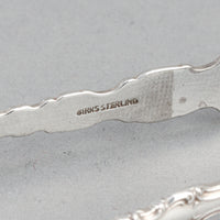 BIRKS Pompadour Sterling Silver Sugar Tongs