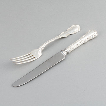 RODEN BROS. Louis XV Sterling Silver Luncheon Flatware