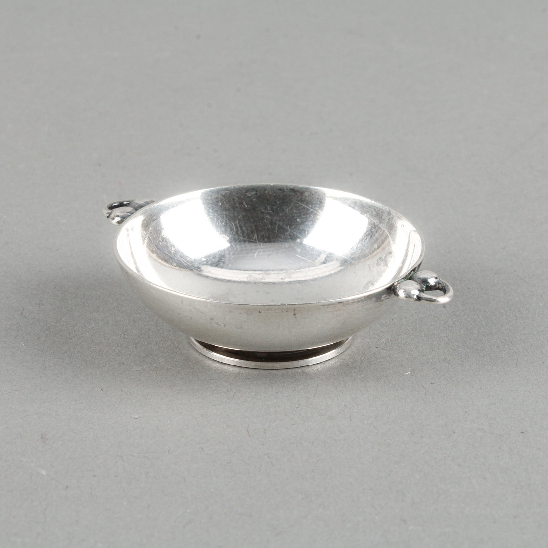 EVALD J. NIELSEN Sterling Silver Danish Silver Salt Cellars - Set of 2