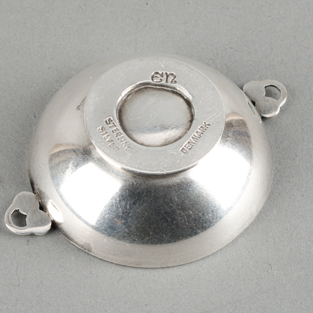 EVALD J. NIELSEN Sterling Silver Danish Silver Salt Cellars - Set of 2