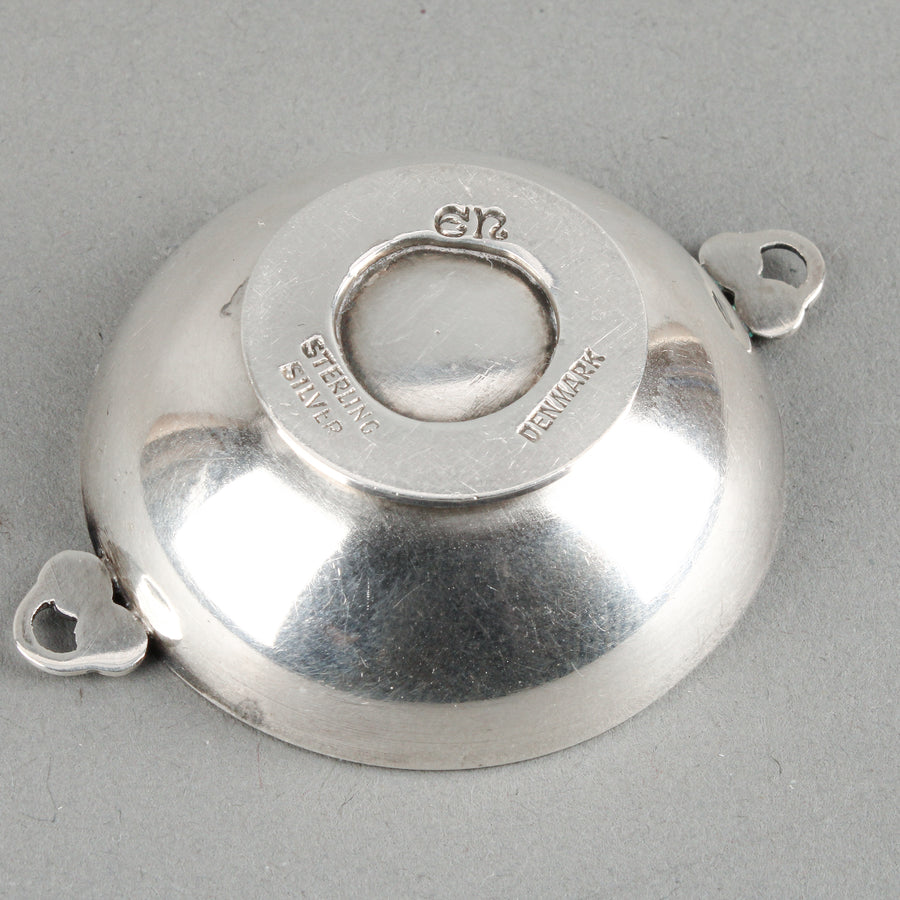 EVALD J. NIELSEN Sterling Silver Danish Silver Salt Cellars - Set of 2