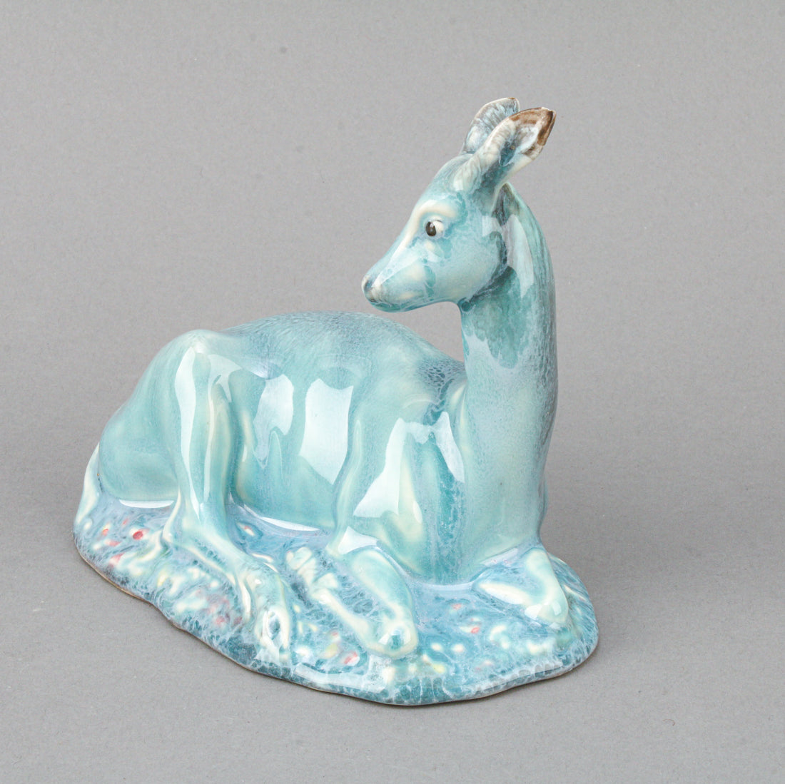 BESWICK Deer on Base Blue 721 Figurine