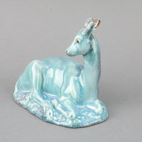 BESWICK Deer on Base Blue 721 Figurine