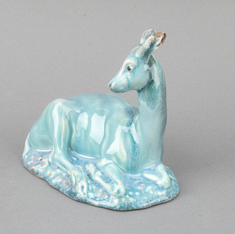 BESWICK Deer on Base Blue 721 Figurine