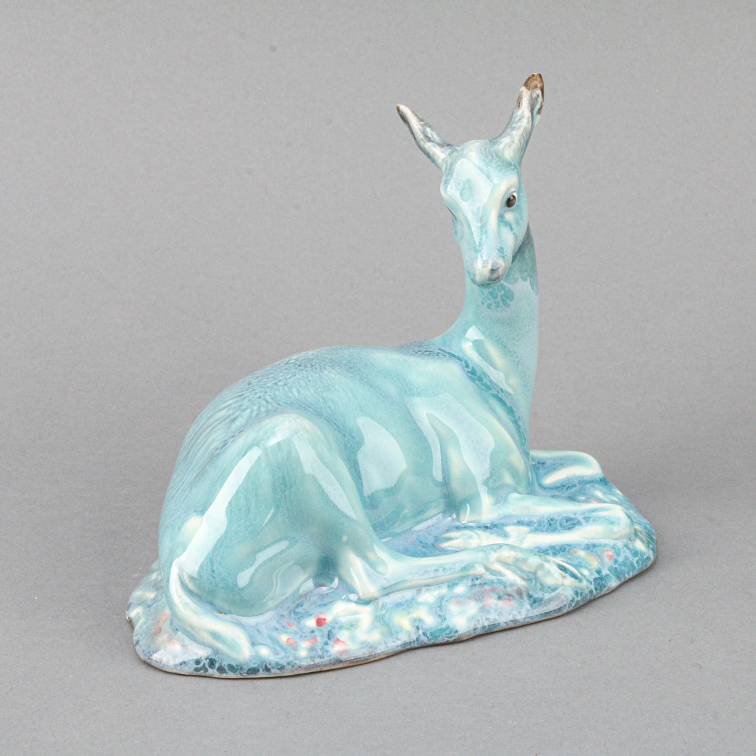 BESWICK Deer on Base Blue 721 Figurine