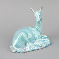 BESWICK Deer on Base Blue 721 Figurine