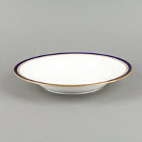 SPODE COPELAND C1056 Blue & Gold Rim Soup Plates - Set of 11